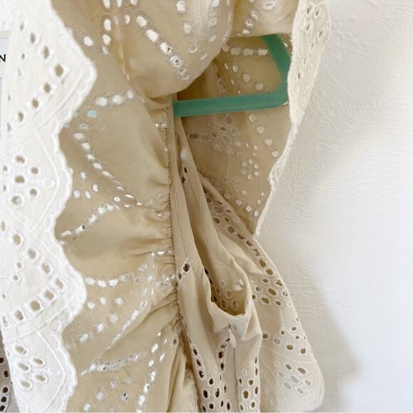 Munthe Hico Eyelet Ruffle Dress Sz 36/ US 6 - Picture 4 of 8